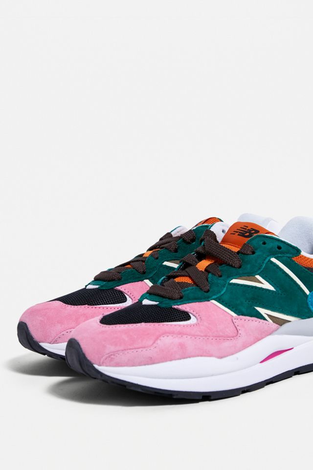 New Balance 57/40 Green & Orange Trainers #3