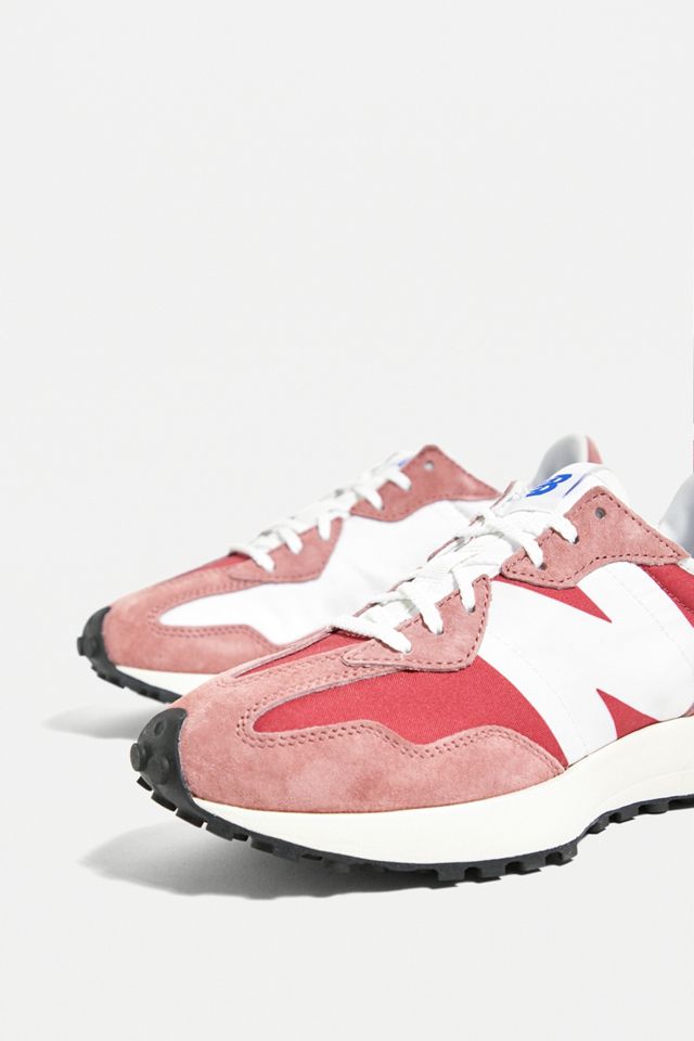 New Balance – Sneaker „327“ in Rot und Weiß #3