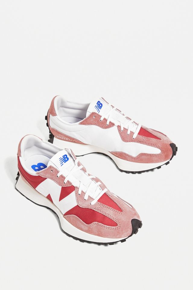 New Balance – Sneaker „327“ in Rot und Weiß #4