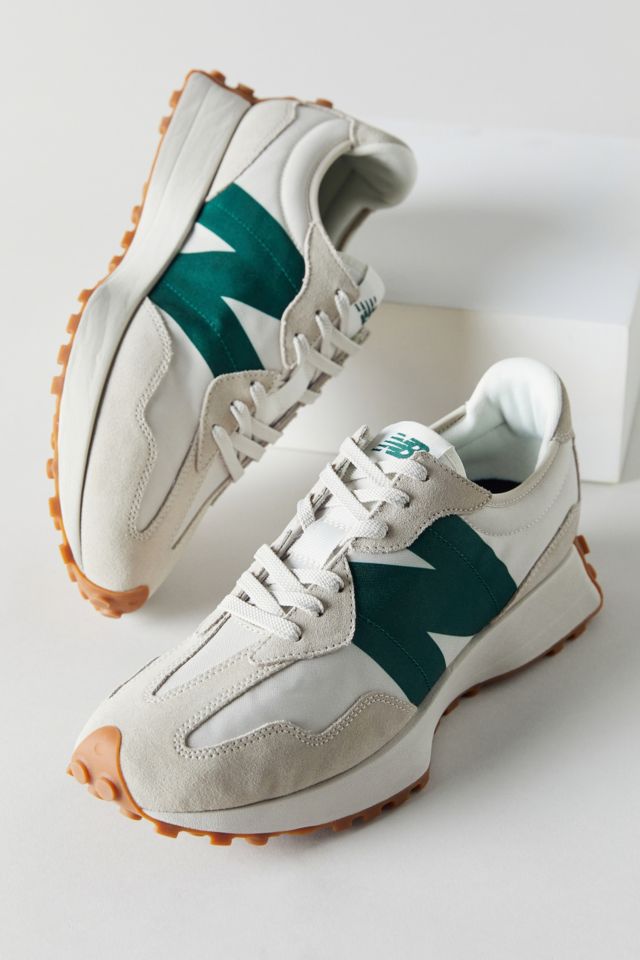 New Balance 327 Sneakers In Off-white And Green | lupon.gov.ph