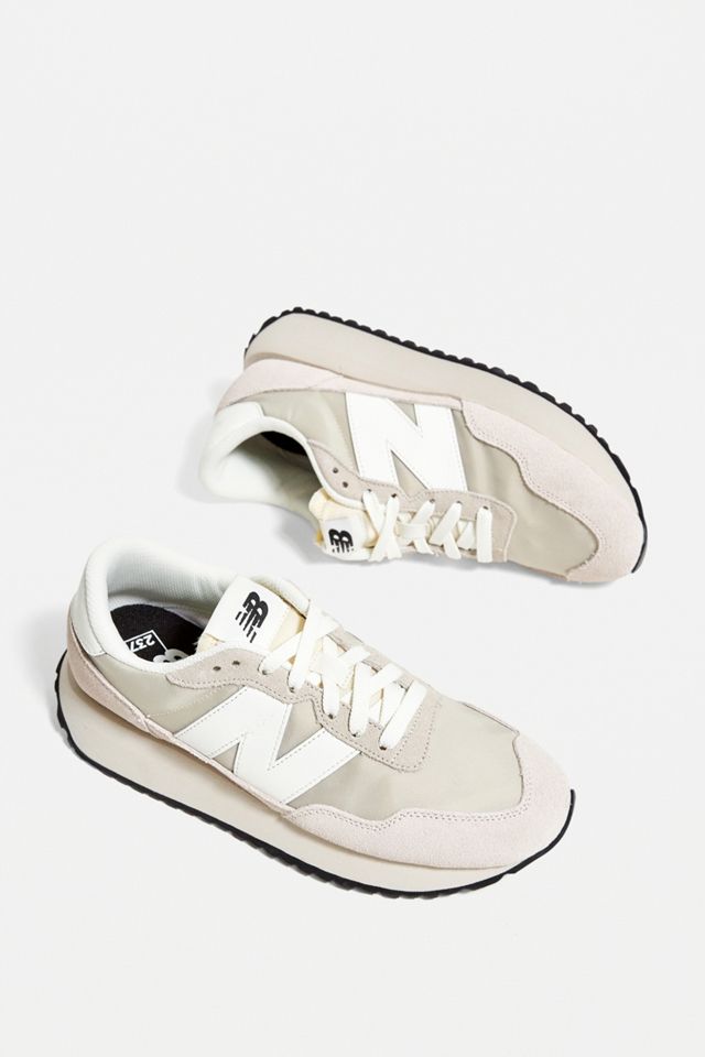 New Balance 237 Washed Ecru Trainers | Urban Outfitters UK