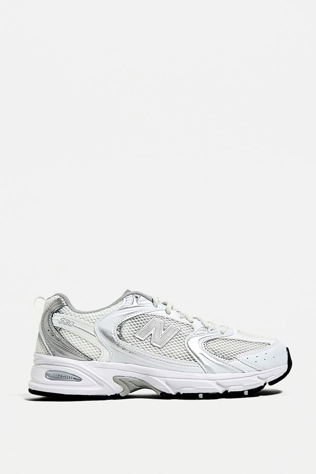 New Balance 530 Trainer White & Silver #3