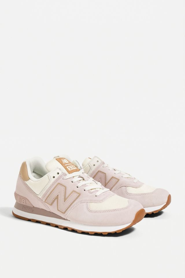 New balance 2024 wl574 pink trainers