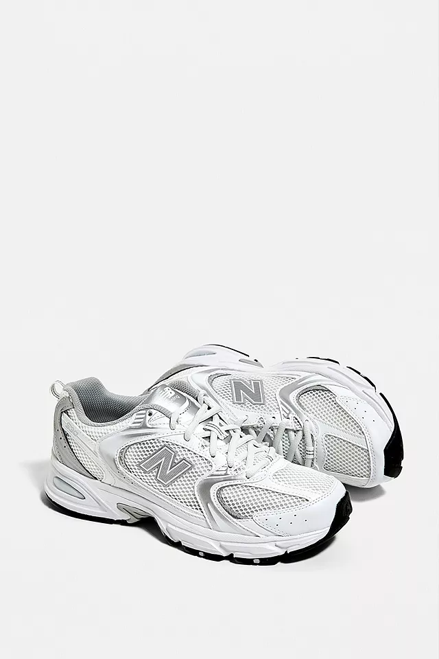 urbanoutfitters.com | New Balance 530 White & Silver Trainers