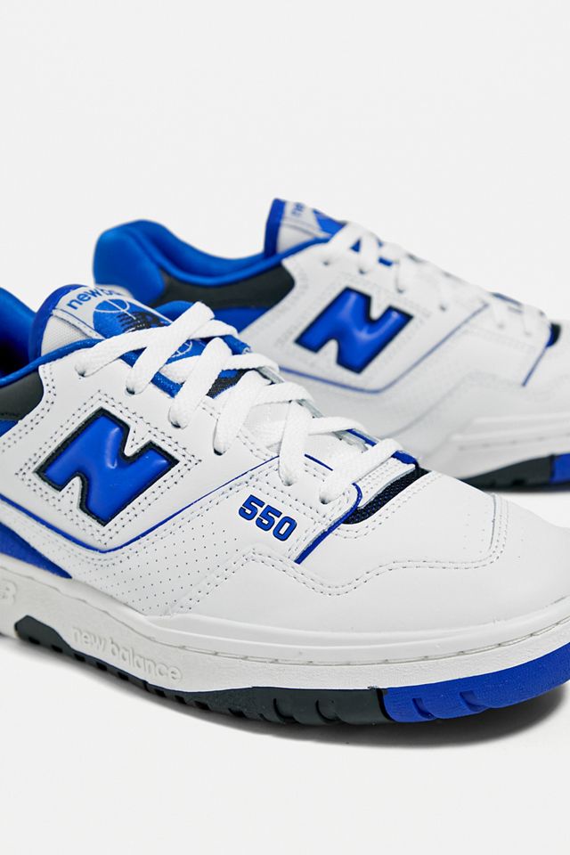 New Balance 550 Trainer Bianco & Blu #3