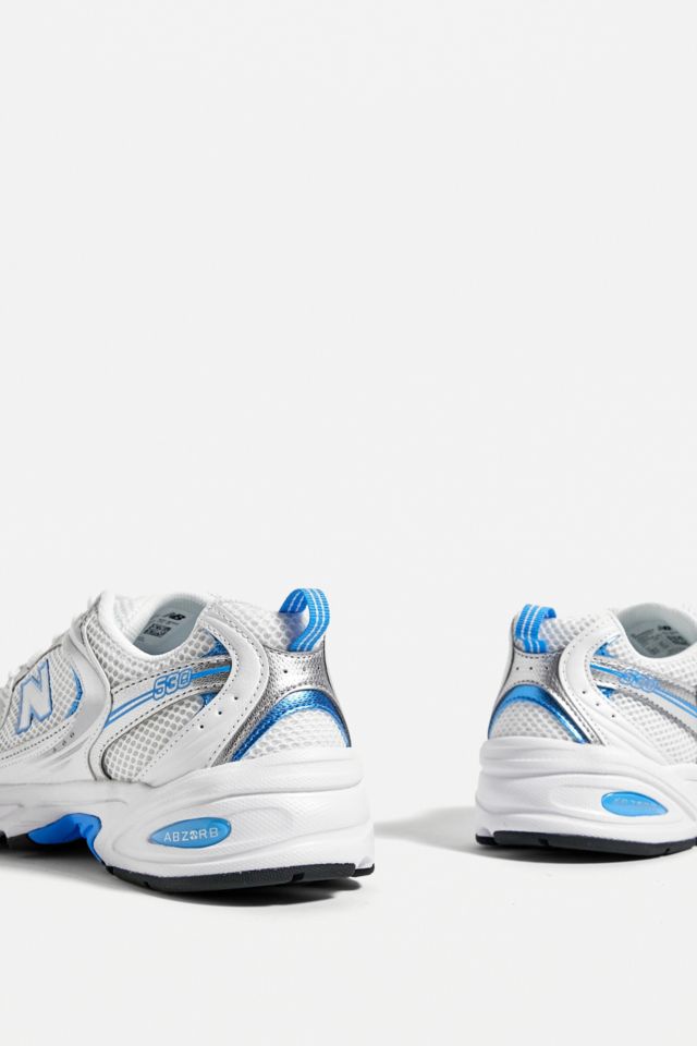 New Balance 530 Sneaker in White/Blue Haze, Women's at Urban Outfitters