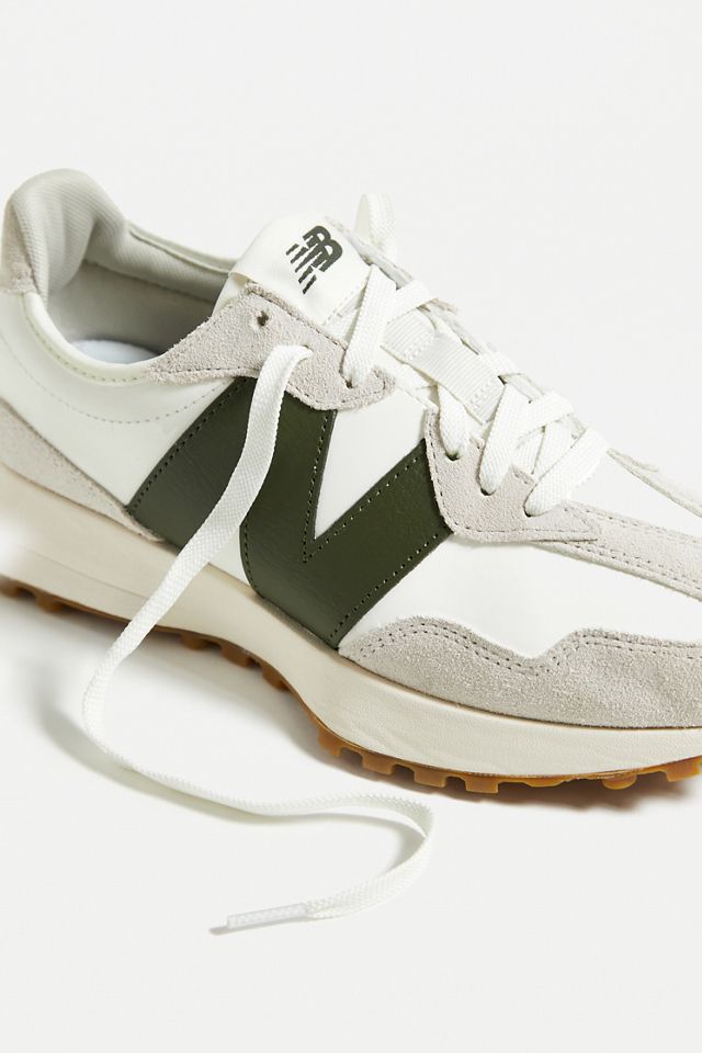 New Balance - Baskets 327 vert et écru #3