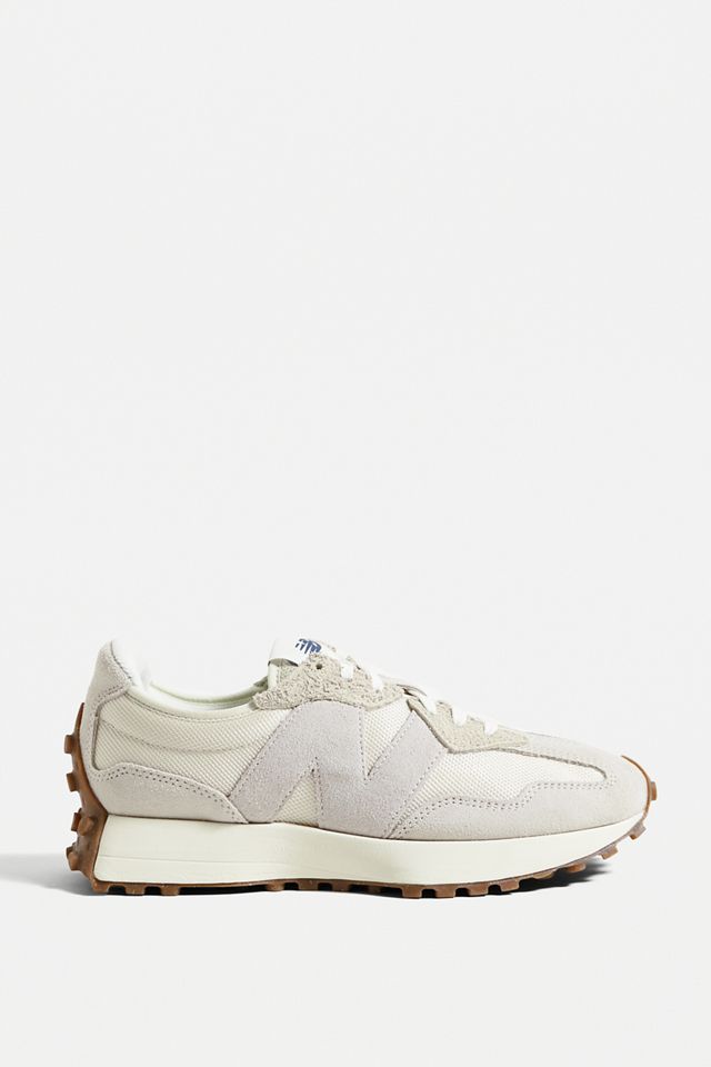 New Balance 327 Ecru Trainers #1