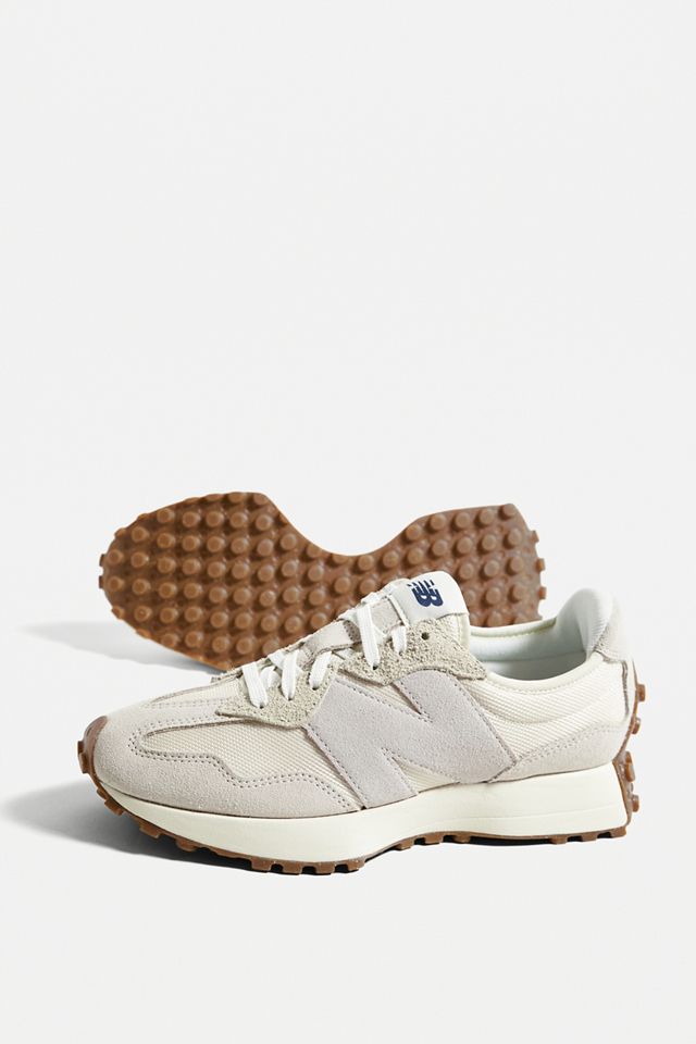 New Balance 327 Ecru Trainers #4