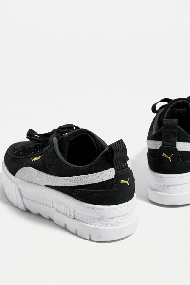 PUMA Mayze Trainers in bianco e nero #2