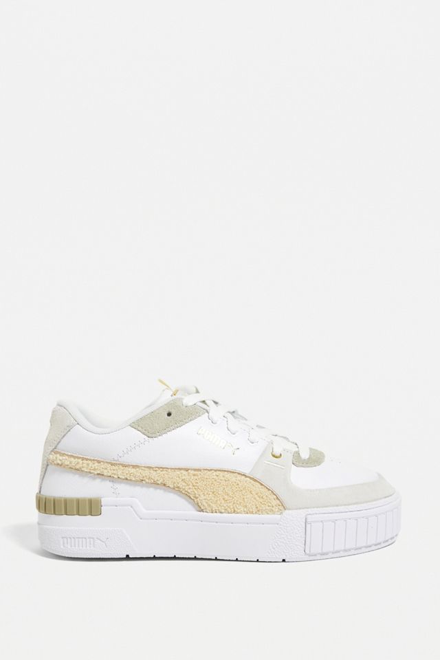 Puma Cali Sport Entrenadores Blanco y Oro #1