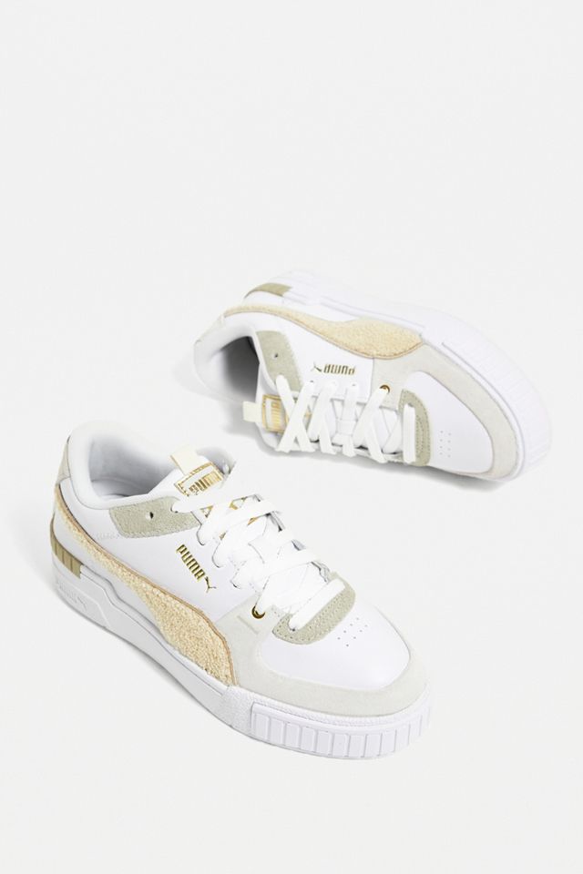 Puma Cali Sport Entrenadores Blanco y Oro #4