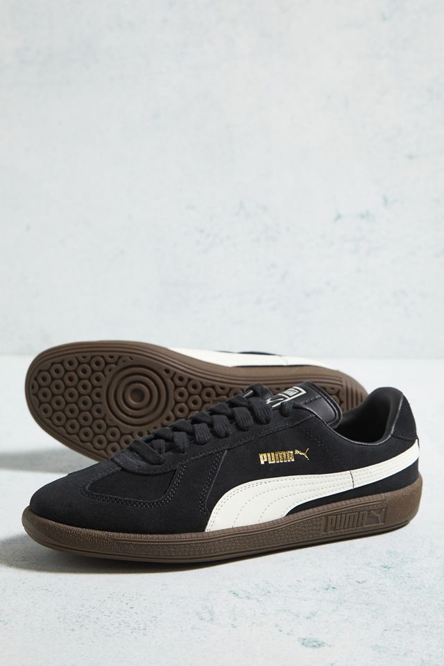 PUMA Black Army Trainer Suede Trainers #4