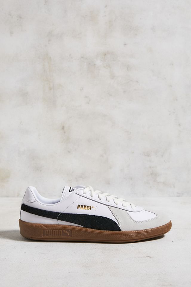 PUMA White Army Trainer Suede Trainers #1