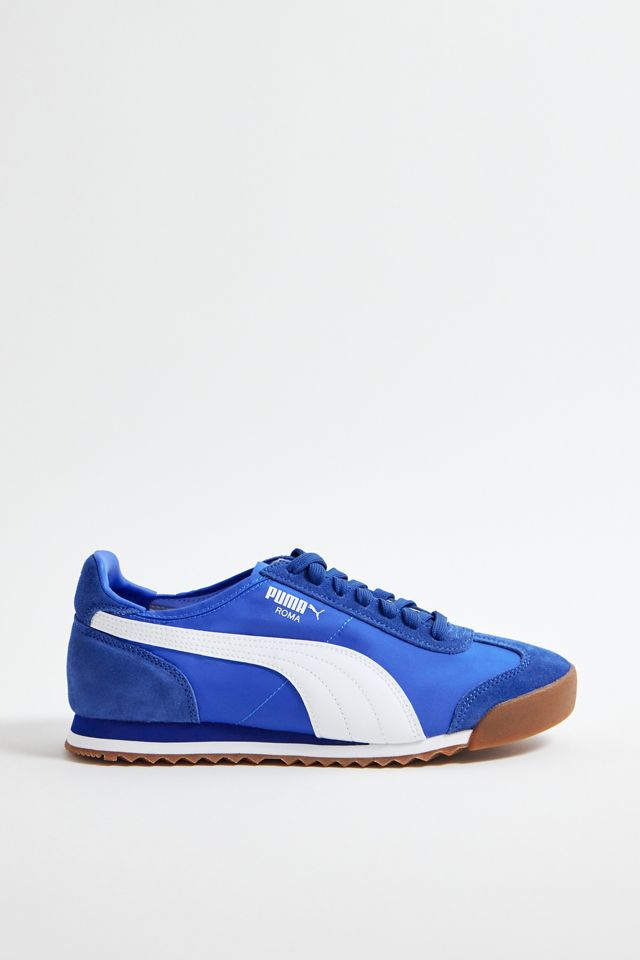 PUMA Blue Roma Trainers | Urban Outfitters UK