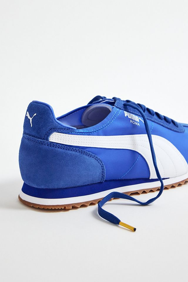 PUMA Blue Roma Trainers | Urban Outfitters UK