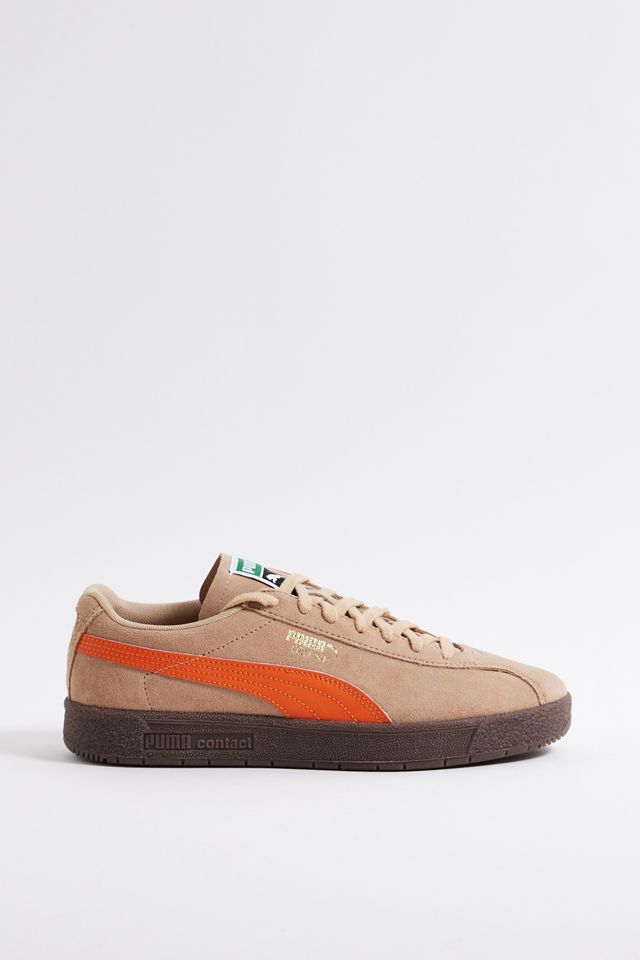 PUMA Beige & Orange Delphin Trainers #2