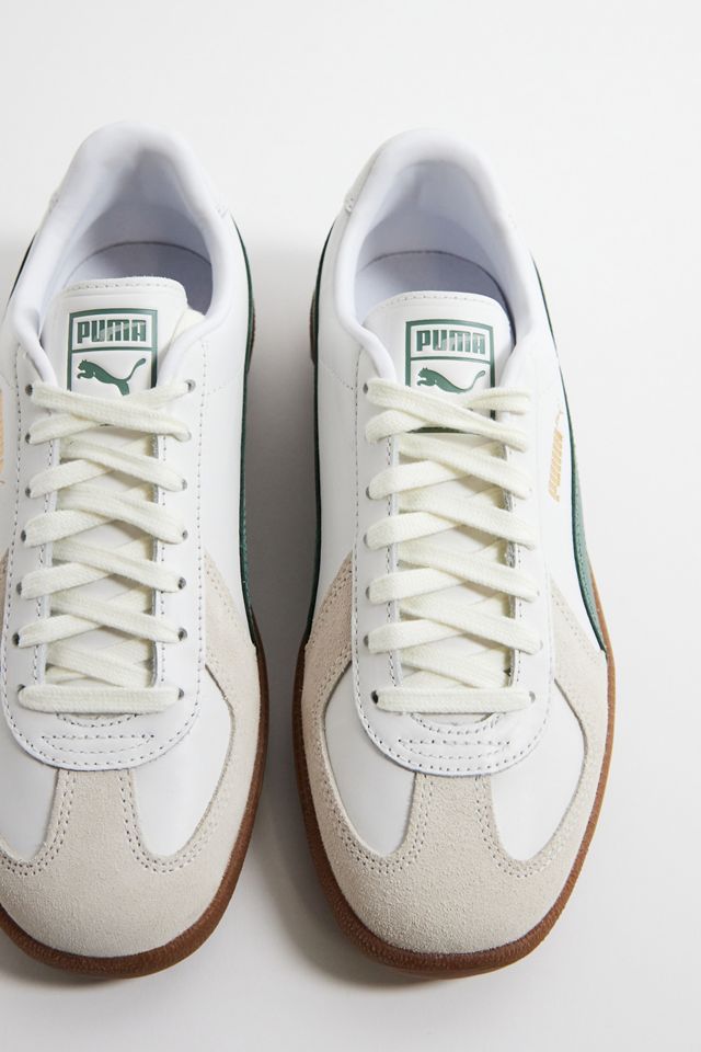 PUMA Green Army Trainer Suede Trainers #3