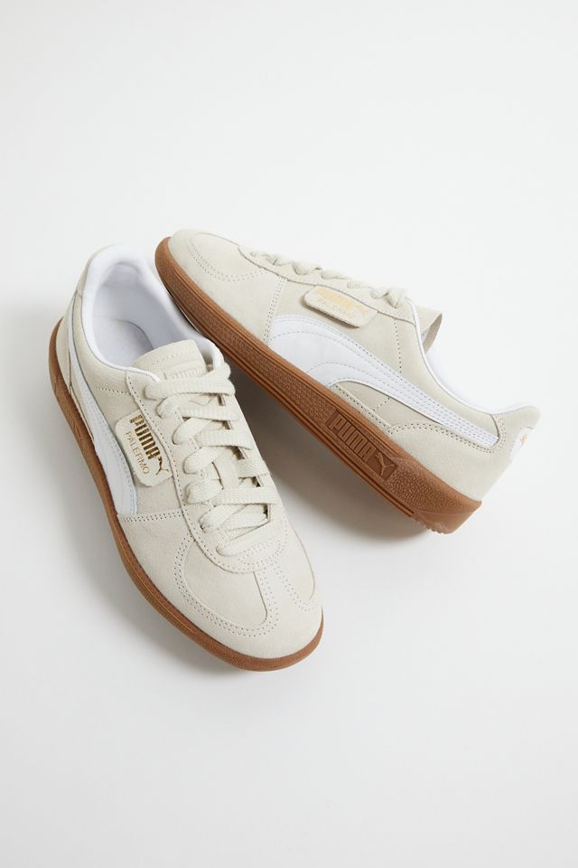 PUMA Palermo Beige Trainers #1