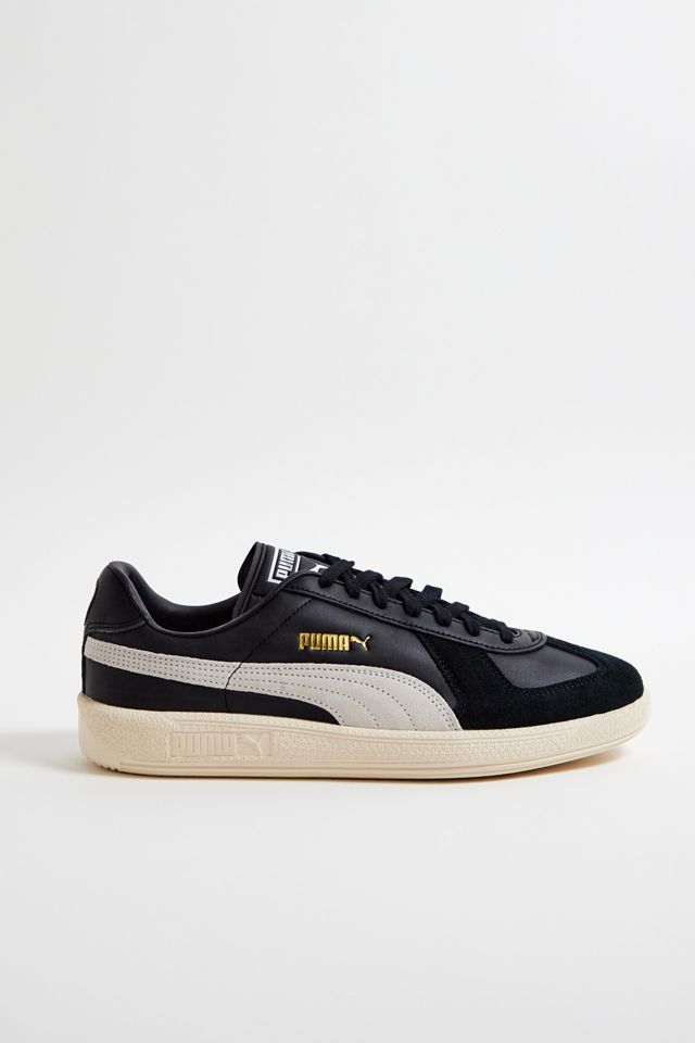 PUMA Schwarze Army Trainer Wildleder Turnschuhe #2