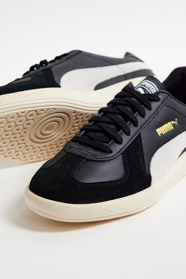 PUMA Schwarze Army Trainer Wildleder Turnschuhe #4