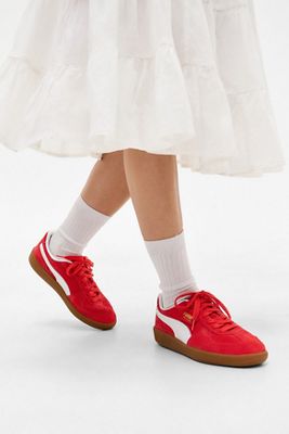 PUMA Red Palermo Trainers