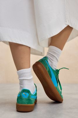 PUMA Vintage Green Palermo Trainers