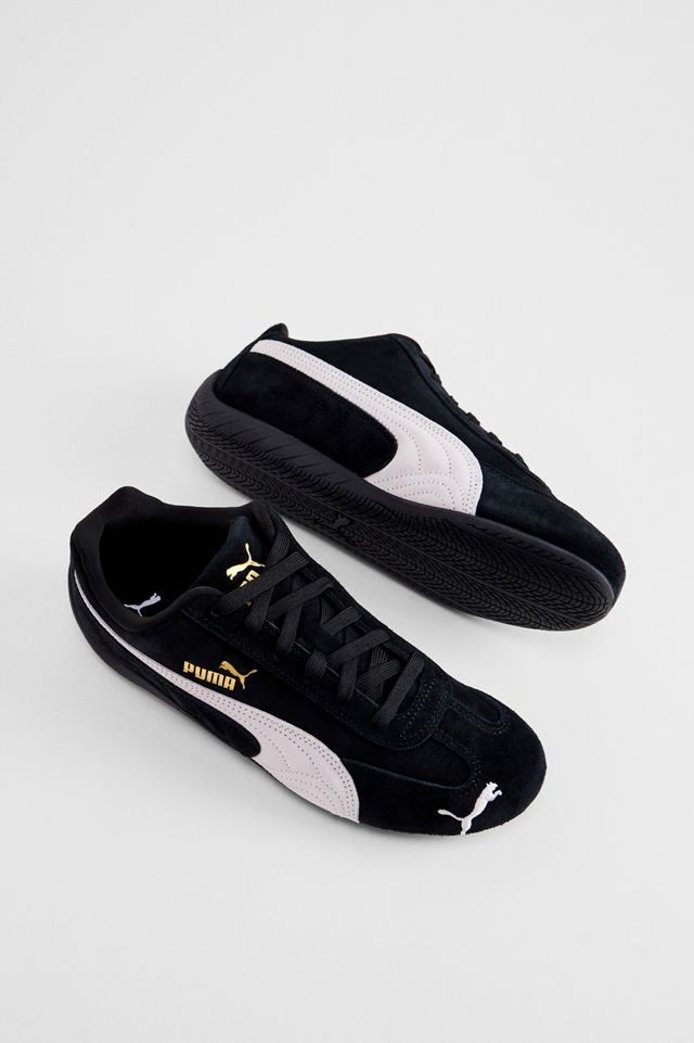 PUMA Black & White Speedcat Trainers #1