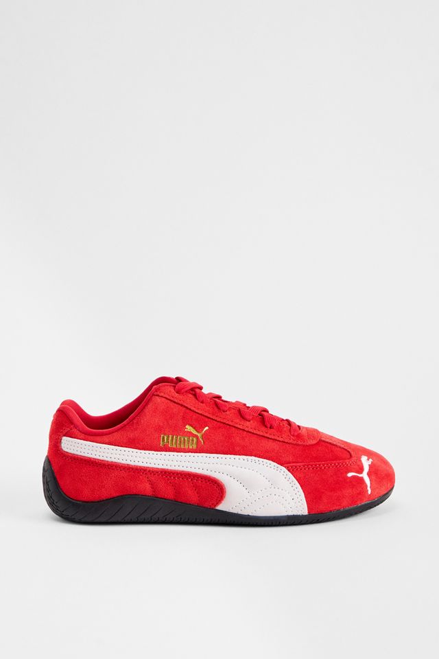 PUMA Red & White Speedcat Trainers #3