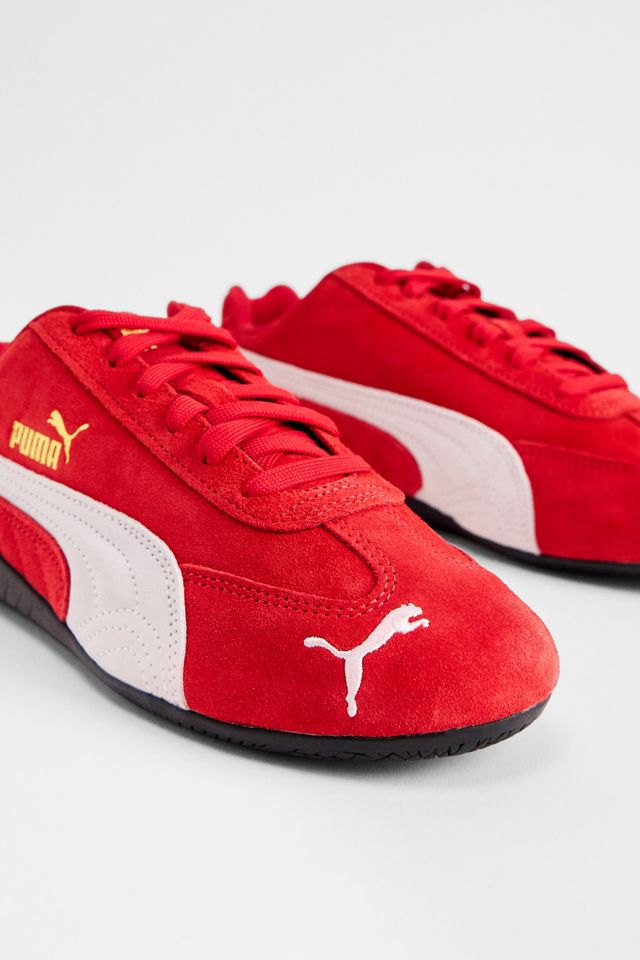 PUMA Red & White Speedcat Trainers #5