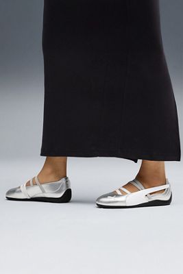 PUMA Silver Speedcat Ballet Shoes