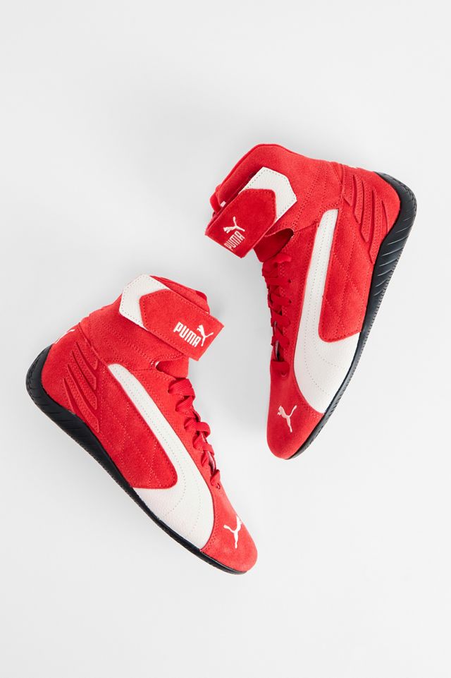 PUMA Red Speedcat Mid Trainers #1