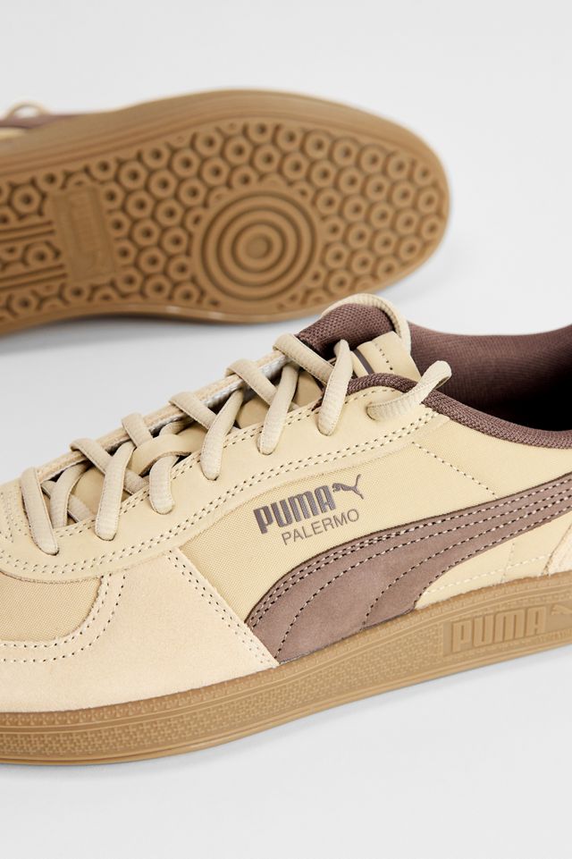 PUMA Taupe Pop Palermo Trainers #3