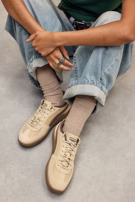 PUMA Taupe Pop Palermo Trainers