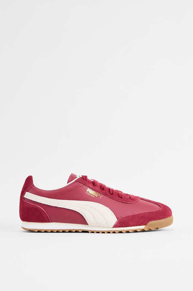 PUMA Burgundy Arizona Retro Trainers #1