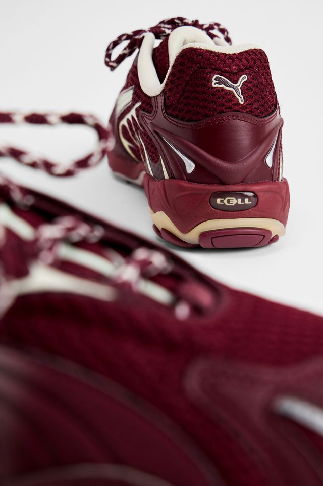 PUMA Burgundy Inhale Trainers #2
