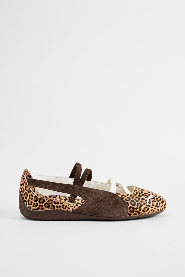 PUMA Leopard Print Speedcat Ballet Shoes