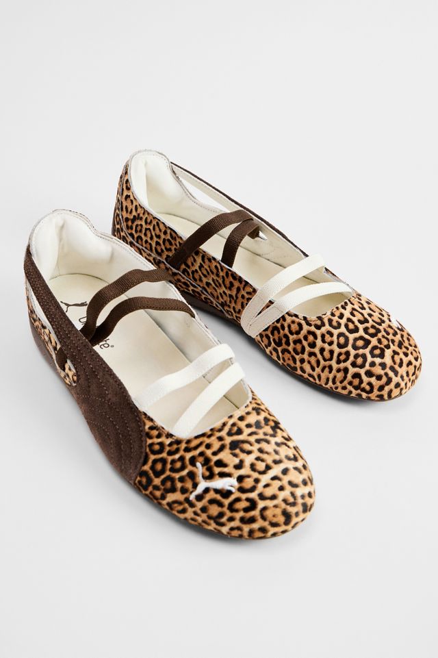PUMA Leopard Print Speedcat Ballet Shoes #1