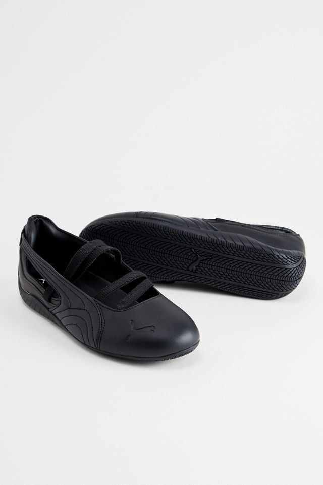 Chaussures de ballet en cuir PUMA Black Speedcat #1