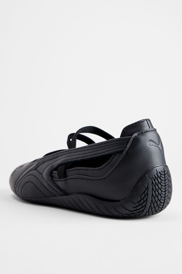 Chaussures de ballet en cuir PUMA Black Speedcat #4