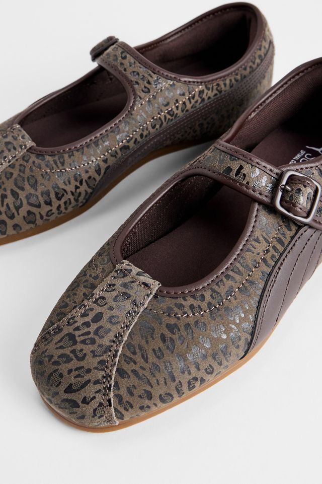 PUMA Leopard Print Tacklette Trainers #3