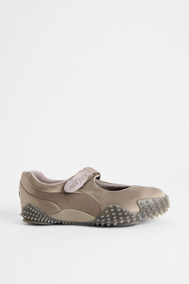 PUMA Brown Mostro Fey Satin Trainers #3