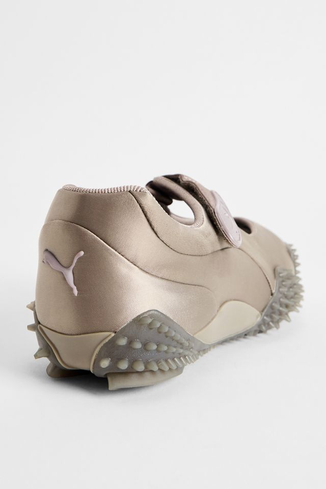 PUMA Brown Mostro Fey Satin Trainers #4