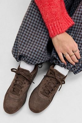 PUMA Braune Bella Mina Wildleder-Sneaker