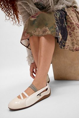 PUMA Beige Speedcat Ballettschuhe
