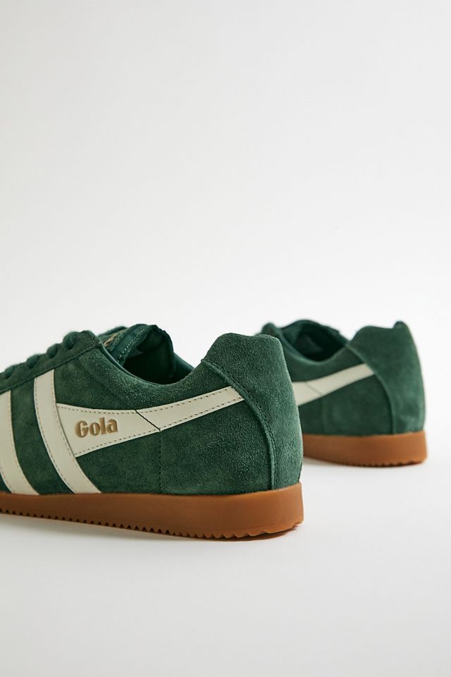 Gola Khaki & White Harrier Trainers #3
