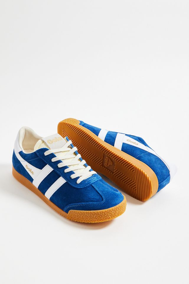 Gola Scarpe da ginnastica Elan scamosciate bianche e blu #1
