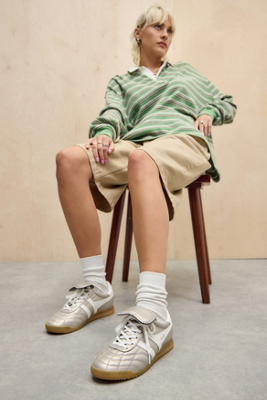 Gola Silver Stadium 86 Trainers - Grey Shoe UK 6 at Urban Outfitters