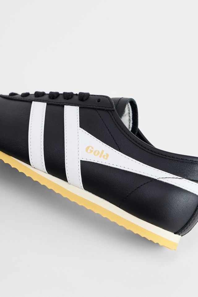 Gola Scarpe da ginnastica Race in pelle bianche e nere #2