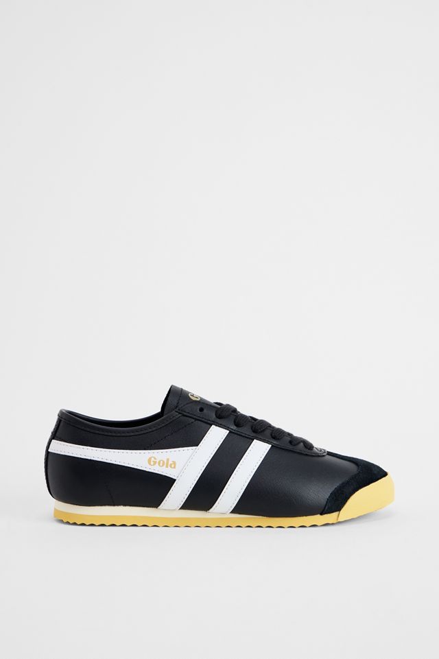 Gola Scarpe da ginnastica Race in pelle bianche e nere #3